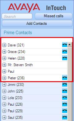 Prime Contacts Prime contacts are essentially normal contacts that have been promoted within the client window.