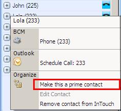 2. Next, click on the Make this a prime contact
