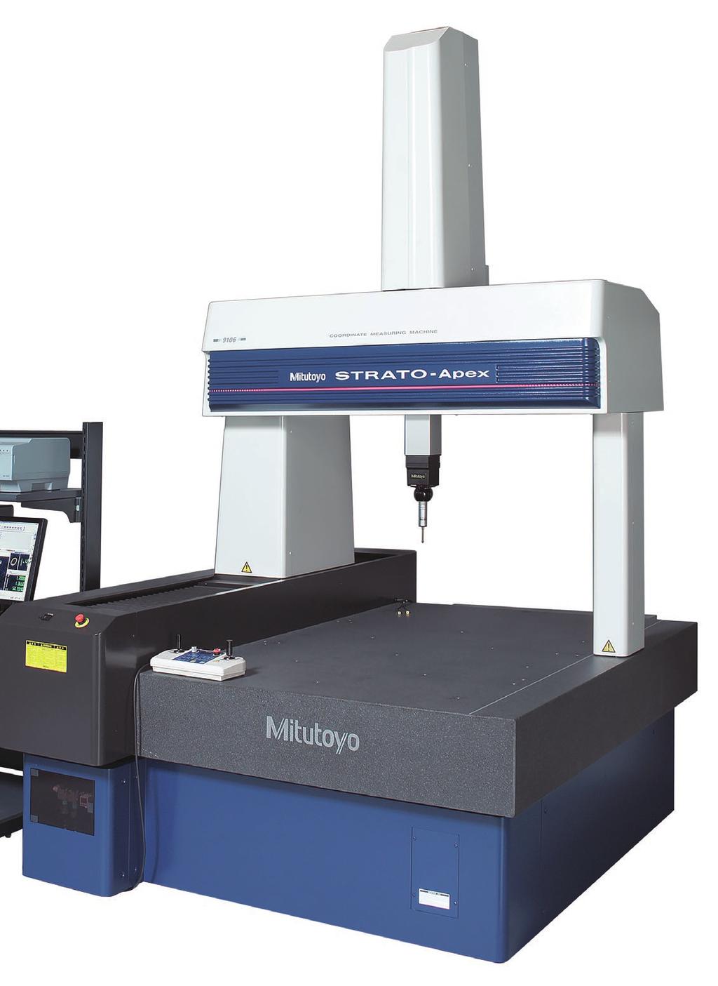 STRATO-Apex SERIES 355 High Accuracy CC CMM A long awaited, state-of-the-art CC coordinate measuring machine that achieves high accuracy combined with high-speed cooperation.