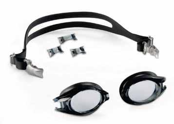 With correction lenses assembly kit 1 Easy head band fitting due to clip system Lenses up to 10.0 dpt.