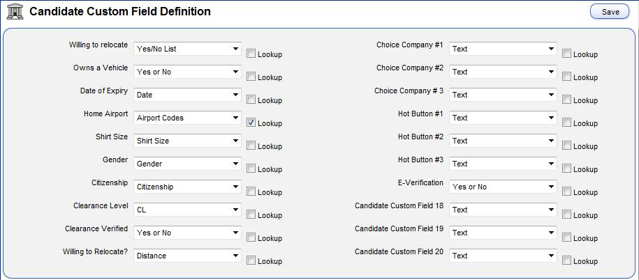 Administrator Manual Page 64 Converting a Drop-Down Menu to a Look-up Field for Custom Fields Look-up fields are used in conjunction with drop-down menus.