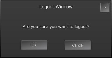 6-3-13 Logout Screen In this screen, a logout process is Impremented.