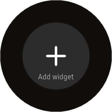 Widgets Add widgets From the Widget