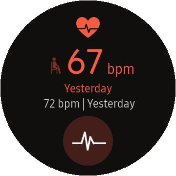 Heart rate Measure and record your heart rate. 1. From the Apps screen, tap S Health. 2.