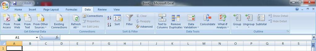OPENING A LEADS.TXT FILE IN EXCEL 2007 1. Open EXCEL. 2. Insert the USB FLASH MEMORY DRIVE in an available USB port on your computer.