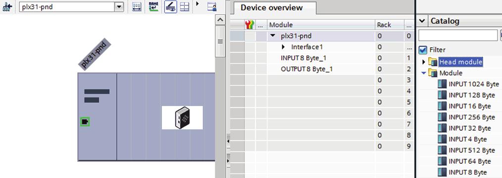 In the top device pull-down menu, select plx31-pnd h. Right-click on the PLX31 and choose Properties. i.