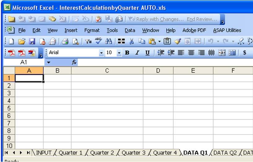 15 INTO THE CALCULATOR page - DATA Q# 1 st Open the INTEREST RATE