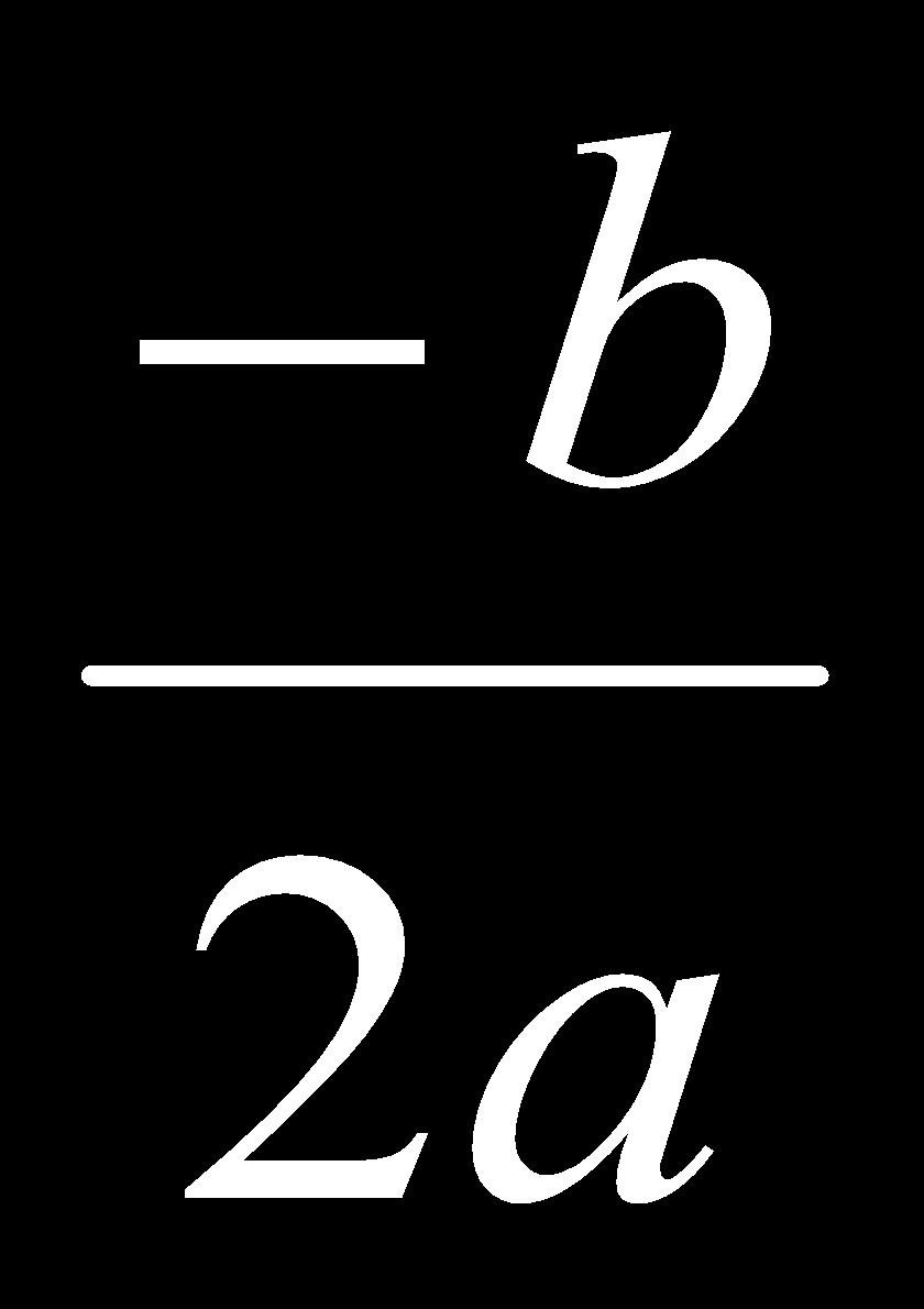 Standard Form Equation y=ax 2 + bx + c If a is positive, u opens up If a is negative, u opens down The x-coordinate of the vertex is at: -b/2a To find the y-coordinate of the vertex, plug the