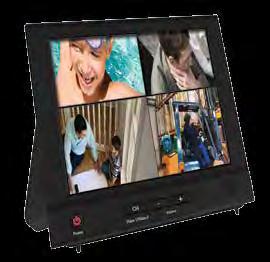 cables & ACCESSORIES 8 Color LCD Screen 8 Color LCD Screen (800 x 600) 2 Channel Video Inputs Convenient Video Selection Button Wall and Desk