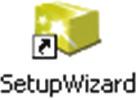 6. Double click on the SetupWizard icon on your desktop. 7. Connect the provided network cable from one of your Router's network ports to the Ethernet port on the IP Camera. 8.