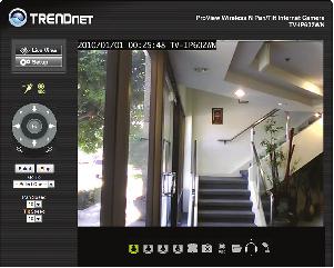 28. Live Video will now appear. 29. Use the command icons to control the IP camera 30. Unplug the power adapter and disconnect the TV-IP602WN from your computer.