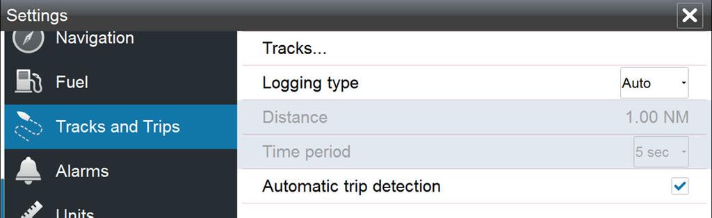 You can manually start the recording later from the TripIntel page. You can turn off the automatic trip detection feature from the Tracks and Trip settings dialog.