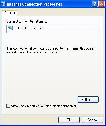 Step 3: In the Internet Connection
