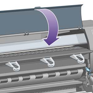 Re-engage the bin or stacker with the printer. 25. If you find that you have print quality problems after a paper jam, try realigning the printheads. See Align the printheads on page 101.