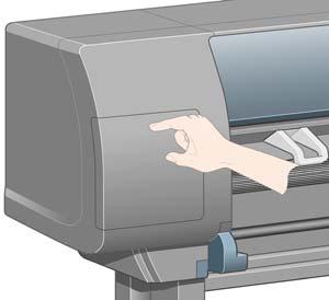 The ink cartridge is empty or faulty, and you must replace it to continue printing. CAUTION: CAUTION: Do not try to remove an ink cartridge while printing.
