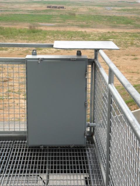 on the railing system. The designer should include camera sway consideration when designing the materials and type of railing system for a control tower that contains an exterior field camera.