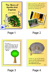 Page 44 of 47 Click the Show button in the View area below the page preview. You will see the first page of your project as a presentation.