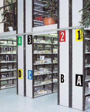 Numbers & Letters: Large Sizes NUMBERS & LETTERS DIN A4 SIZE FOR A PERMANENT OR TEMPORARY IDENTIFICATION THESE NUMBERS AND LETTERS ARE A UNIQUE TOOL TO IDENTIFY RACKS AND GANGWAYS IN YOUR WAREHOUSE.