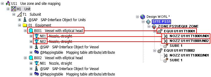 PDMS object could be created. The object in the location view is connected with the PDMS object.
