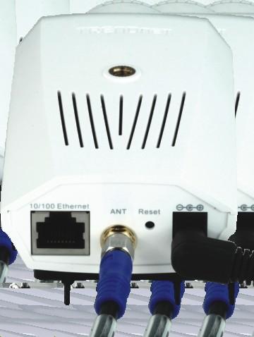 5. Connect the SMA end of the TEW-ASAK(s) to the IP camera. 6.