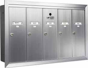 Mailboxes 4C High Security Wall Mount Horizontals