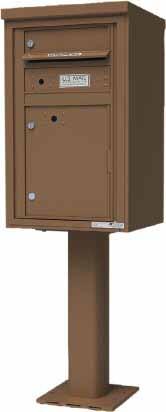 SUITE D H4CPD24CDT2-5 5-Tenant Door Unit (Double Column) plus (1) Parcel Door & (1) Outgoing Mail Door $1,059.50 Call Unit Size: 32 3 4"W x 50"H x 17 5 8"D; Weight: 129 lbs.