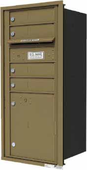 Delivery SUITE I H4CIT2-9 9-Tenant Door Unit (Double Column) plus (2) Parcel Lockers and (1) Outgoing Mail Compartment; $935.