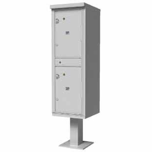 Parcel Lockers Outdoor (USPS Approved) Aluminum parcel lockers provide a place to safely store large packages.