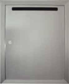Vertical Wall Mount Collection Boxes National Mailboxes sells Commercial Vertical Collection Mailboxes (Model H12, H120,and H130) in a choice of sizes for various installations, available with these