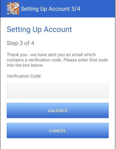 4. In step three you will need to enter a verification code which will be sent to your college email address. 5.