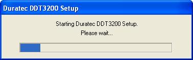 2 Installing the DDT-3200-USB Control module Run the supplied DURATEC.EXE file. Fig. 9.