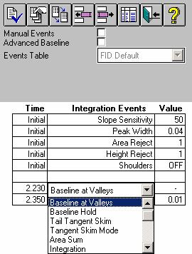 3. After setting value of initial event that you need, click icon to command software use setting value. 4.