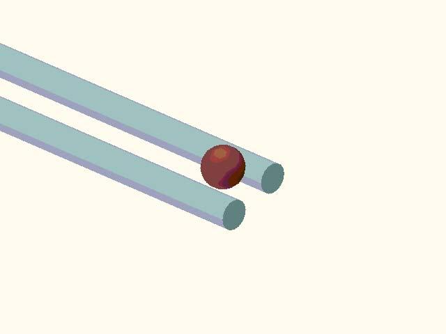 Contact Module Simple Geometry Contact -I Sphere To Cylinder Contact between the outside of a Sphere and the outside of a Cylinder Sphere To Box
