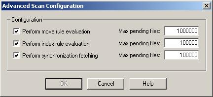 Extended Drive Management Figure 75 Advanced Scan Configuration dialog box 4. Select or clear the checkboxes listed in Table 25 on page 189 to configure the tasks that will be performed by the scan.