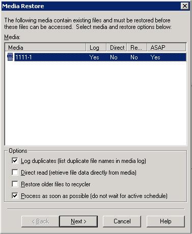 File Migration The Select Extended Drive dialog box appears, listing all available extended drives. 6. Select the extended drive and click OK. 7. Click OK. 8. Click Close.