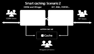 caches modelled on existing web solutions