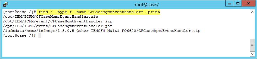 10.9 Upgrading CFCaseMgmtEventHandler This APAR contains updated Counter Fraud Case Management event handler files.