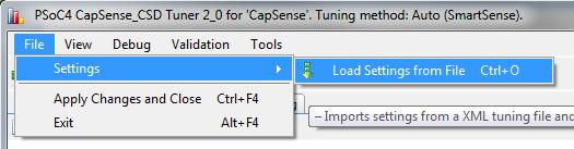The data field defines the data to write. Save/Load Settings Feature The Tuner GUI can also be opened as standalone application.