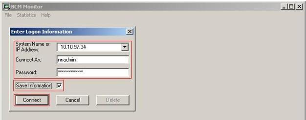 Figure 8: Avaya Business Element Manager 5.2.2. Login to BCM Monitor a) Double click the BCM Monitor icon on the desktop.
