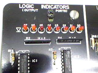 These are used to display output signals from digital circuits and also serve as logic