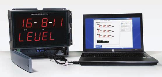 1 8 PD2-6001 Large Display Feet & Inches Process Meter Free USB Programming Software The Helios comes with free programming software that connects to your PC with a standard USB cable that is