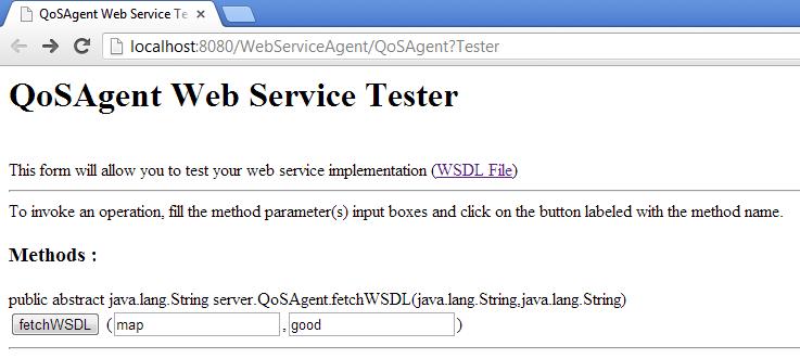 S.Susila et al., International Journal of Software and Web Sciences 6(1), September-November, 2013, pp. 18-23 Figure 7. IDE s tester page for the discovery agent web service.