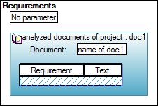 4. Select the area below the column headers, as shown in Figure 4-5. Figure 4-5. Inserted Column Text Elements Getting Started with NI Requirements Gateway 5.