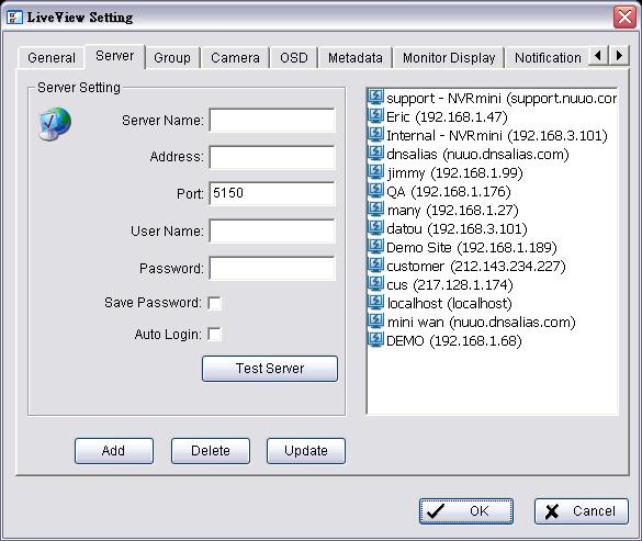 9.1 Setting Click General Setting to obtain setting dialog. General Setting 9.1.1 General Setting Audio preview: Enable audio on active channel: Select to enable audio streaming on active channel.