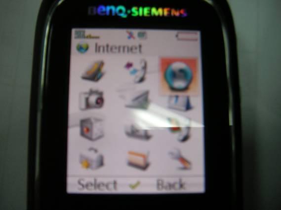 1.2 Configuration from 3G Mobile Phone 1.2.1 BenQ-Siemens E81 Step 1: