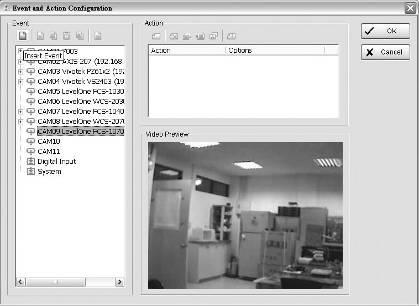 Step 5: Choose a camera and then select Configure or just double click on the schedule bar to modify the recording