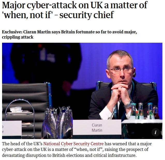 IBM Cyber Resiliency Some destructive cyberattacks will get through Ciaran Martin said the UK had been fortunate to avoid a so-called category one (C1) attack, broadly defined as an attack that might
