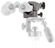 BINOCULAR SUPER CLAMP 035BN (US 2893) Allows your tripod/head combination to securely support binoculars.