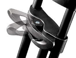 > LEG LOCK LEVERS Our new leg lock levers have been designed to improve ergonomics and speed