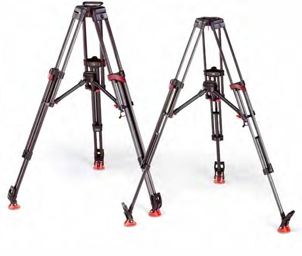 100 mm Carbon Fiber Speed Lock CF HD Speed Lock CF The fastest double extension tripod ready to shoot with 3 turns of the hand code Speed Lock CF HD: 5590 Speed Lock CF: 5586 Payload: up